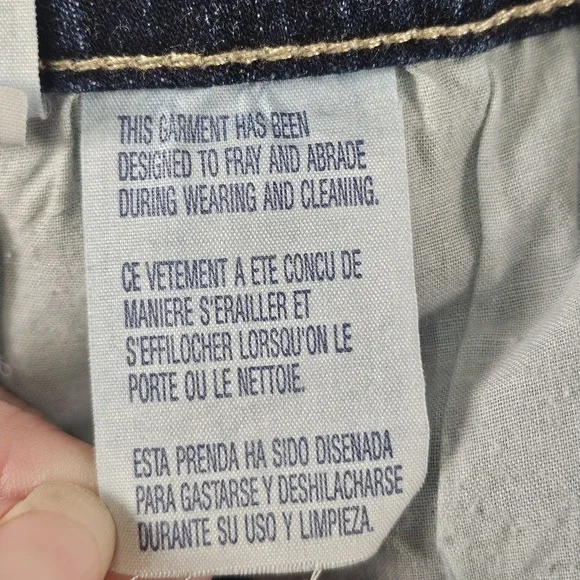 Vtg Tommy Hilfiger high rise jeans Womens 12 Denim Floral Embroidered Y2K 2000s - Picture 9 of 16